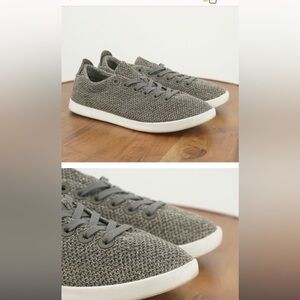 Gray Knit Sneakers